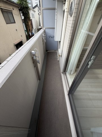 中野区本町６丁目の中古マンションのバルコニー