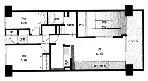 【間取り】 | ベルヴィ草津