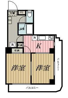 シャトール末広の間取り