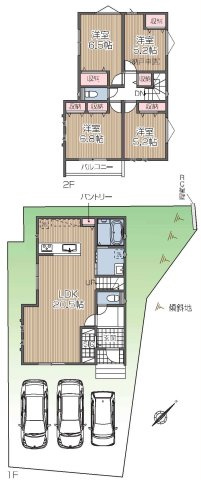 【横浜市中区本牧町2丁目417-1全5棟新築戸建て】★仲介手数料無料★（大鳥小学校・本牧中学校）の間取り