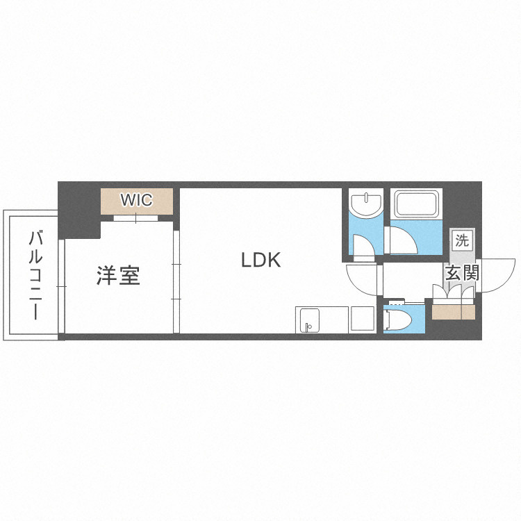ブエナビスタ大手通の間取り