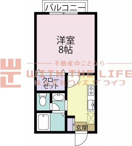 メゾン千本杉【キャッシュバック対象物件】の間取り