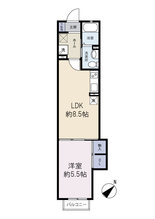 人気の1LDKの間取り★