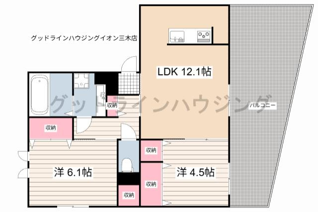 Highlandの間取り