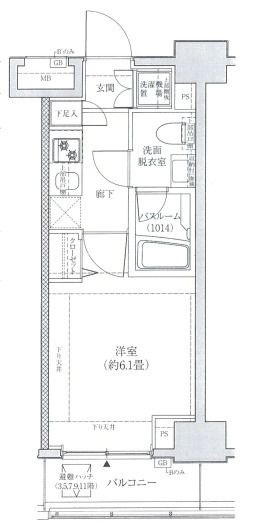 ロアール武蔵新城の間取り|間取りです。