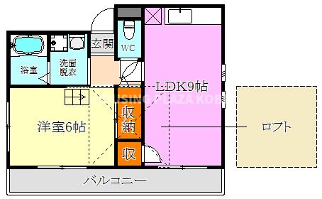 コンフォート名谷Ⅲの間取り