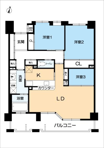 ワコーレ苦楽園レジデンスの間取り