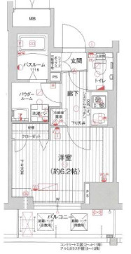 【間取り】 | エグゼ天王寺Ⅱ