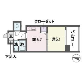 モンレーヴ市崎の間取り