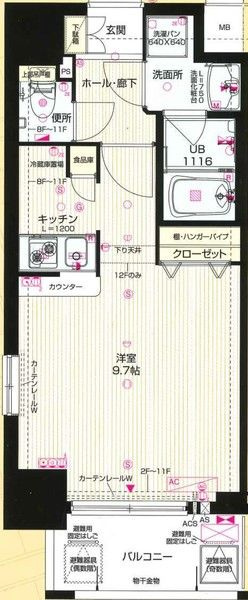 エイペックス神戸みなと元町Coast Lineの間取り