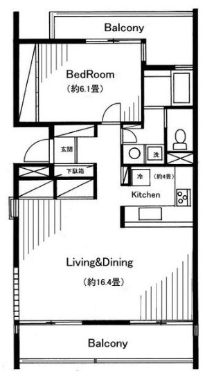 アリソ東船橋の間取り