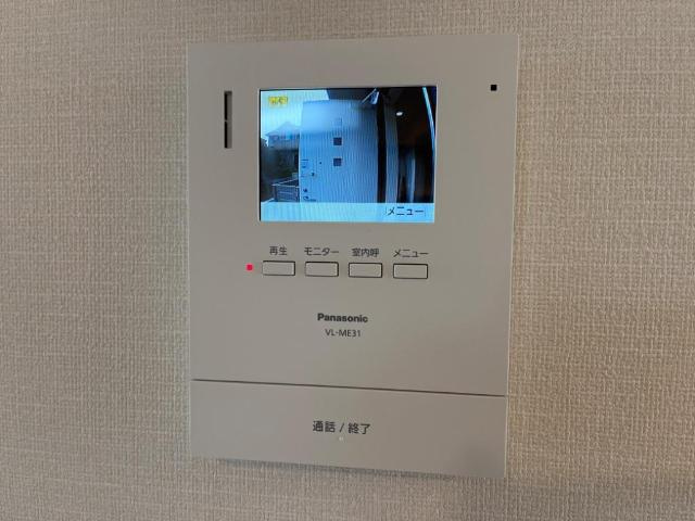 坂戸市薬師町　アパート新築工事のセキュリティ|カメラ付インターホン（イメージ）