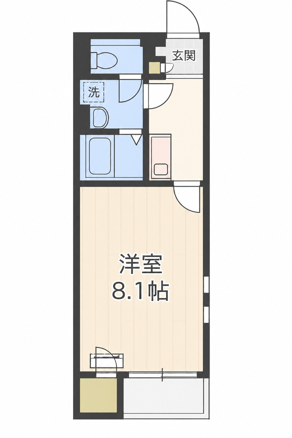 クレイノCHIARIHILLSの間取り