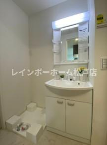 KLEIS六町の洗面所|広い洗面スペース