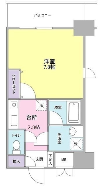 セレーノ品川の間取り|間取りです。
