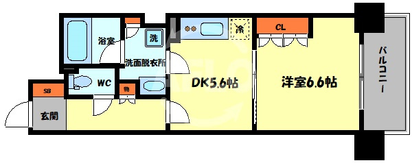エルセレーノ上本町レジデンスの間取り|エル・セレーノ上本町レジデンス　間取り