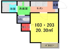 ソレイユ上尾本町の間取り