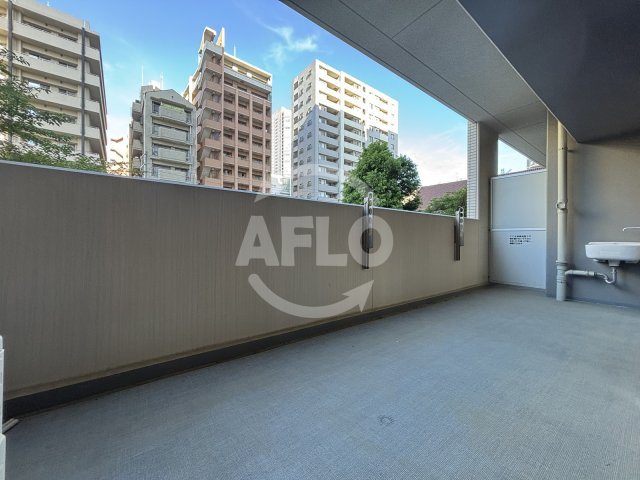 ジオ新町　堀江小学校区のバルコニー|ジオ新町　バルコニー
