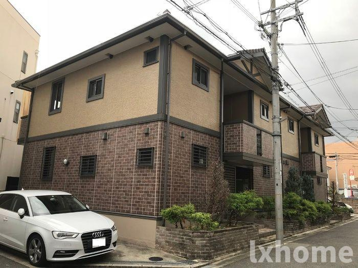 アウラ千里丘の外観|外観は落ち着いています