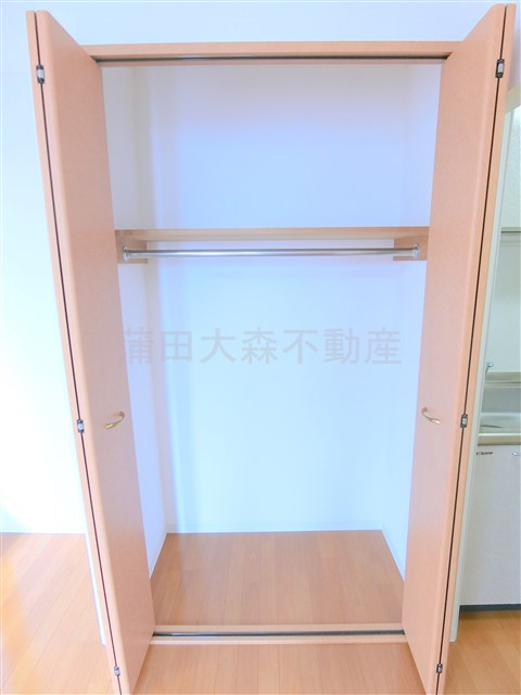 ワンズホーム大森の収納|収納　1メートル以上の使いやすいクローゼット