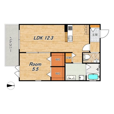 APPARTMENT四季（アパートメント四季）の間取り