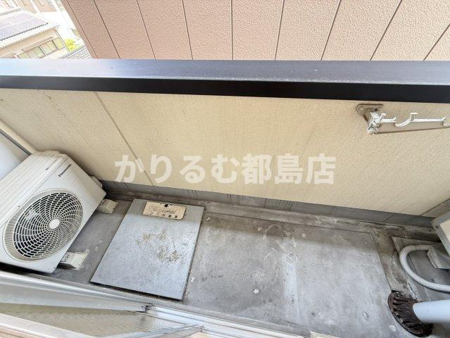 モリビル京橋のバルコニー