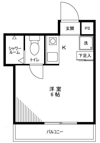 島田ビルの間取り|間取りです。
