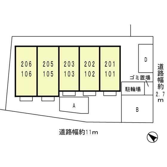 メドウズの区画図