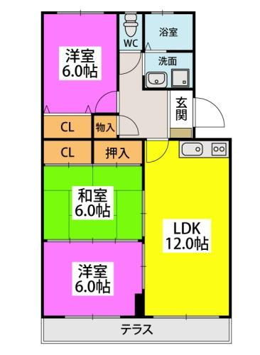 【間取り】 | フレグランス２０