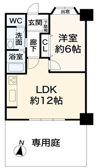 フォルザ住吉の間取り