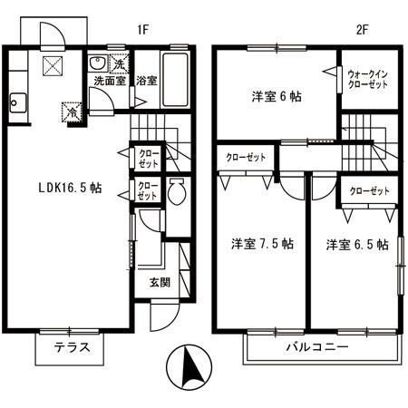 リヴィエールコートの間取り
