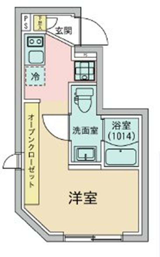 プラティーク品川大井町 の間取り|間取りです。