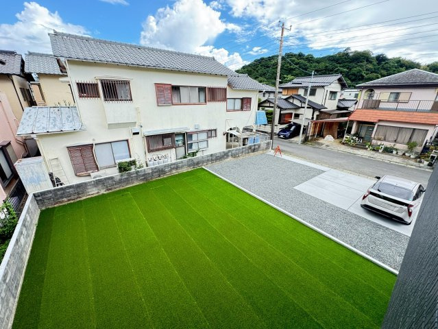 沼津市下香貫３００９番の展望|ご家族でのBBQやお子様たちが伸び伸びと遊べるお庭。