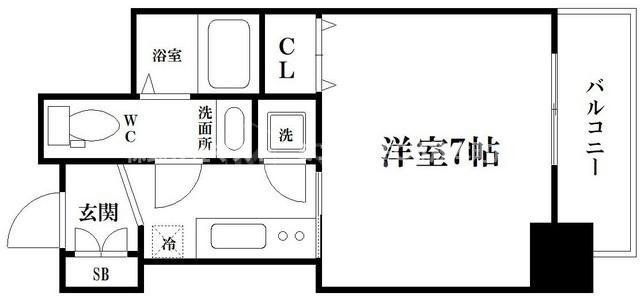 ラシュレエグゼ本町の間取り