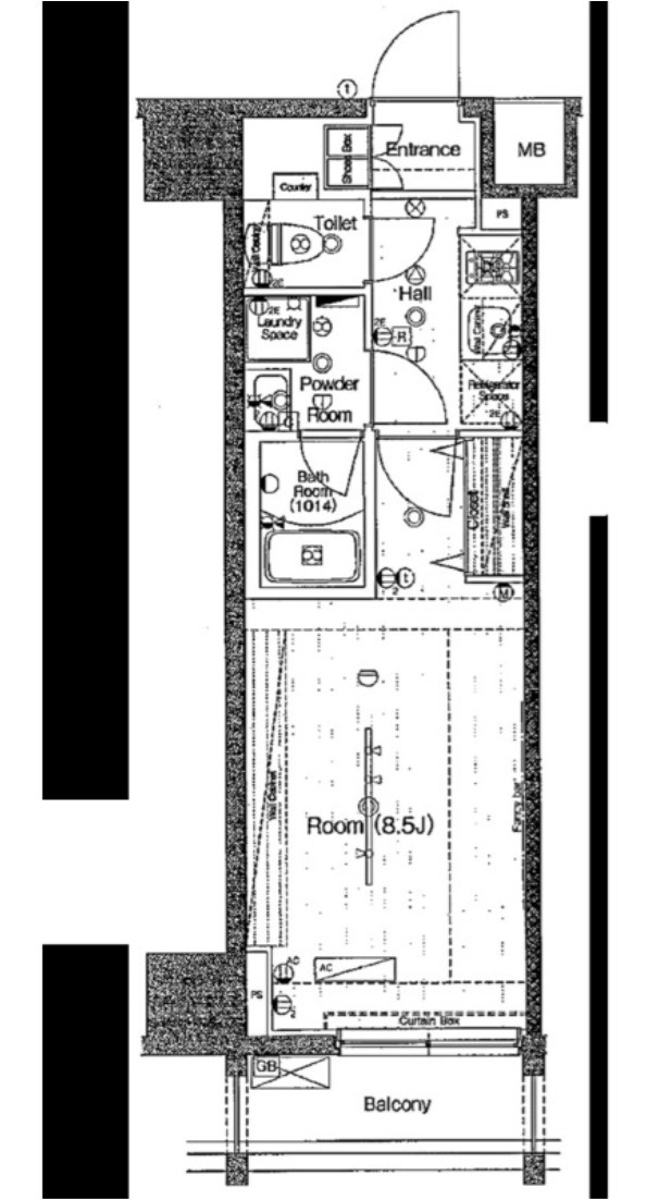 杉並区堀ノ内２丁目の賃貸マンションの間取り|間取り