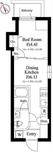 【間取り】 | La Perla Bunkyo-Koishikawa