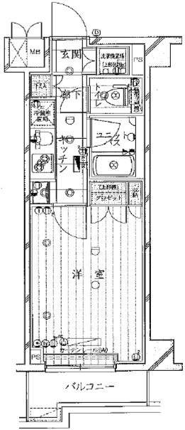 ルーブル羽田萩中の間取り|間取りです。