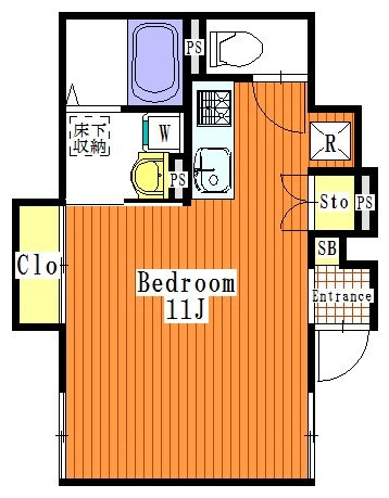 ピュアパーム下目黒 の間取り|間取りです。