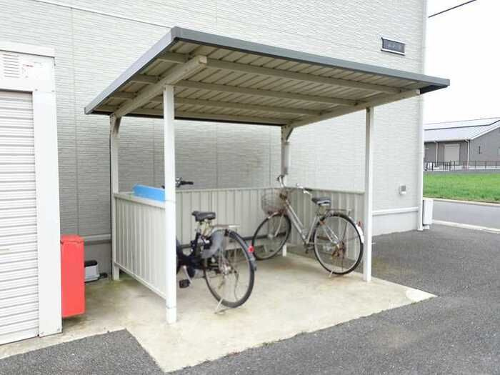 ボヌールのその他共用部分|駐輪場です