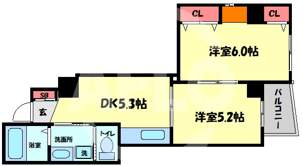 ヴィエントフレスコの間取り|ヴィエントフレスコ　開放感のある間取り
