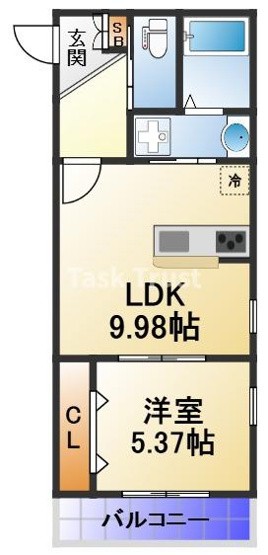 【間取り】 | ブランノワール鴫野