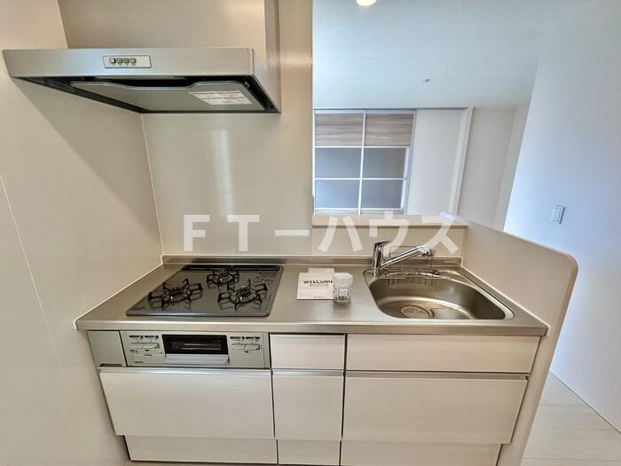レジデンスヒルトップⅦのキッチン|システムキッチン