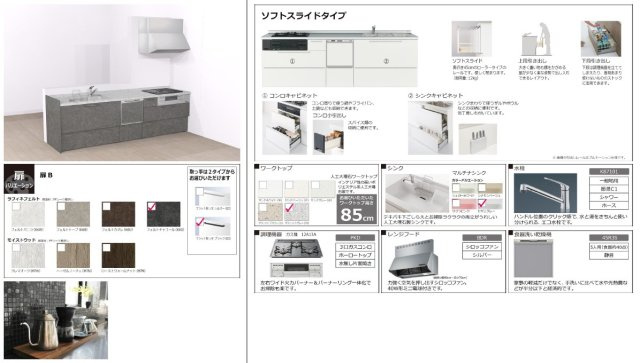 ビブレマンション諏訪野のキッチン|リフォーム予定のプランボードになります。