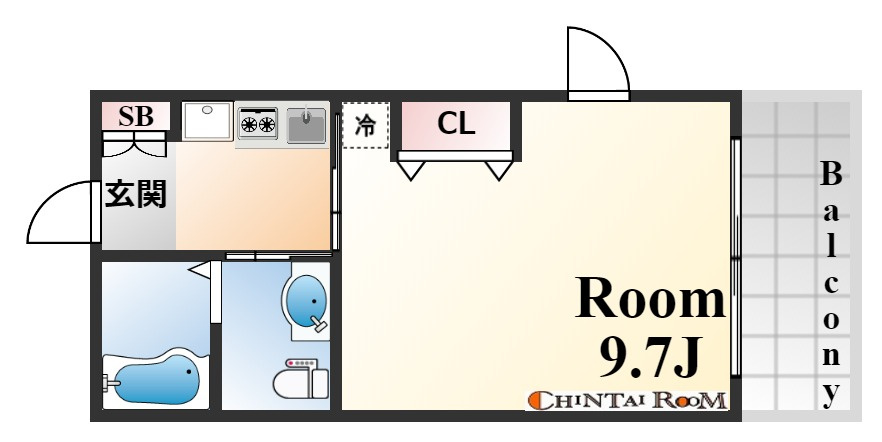 神戸市東灘区森南町１丁目の賃貸マンションの間取り