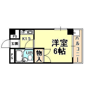 神戸市東灘区魚崎北町５丁目の賃貸マンションの間取り