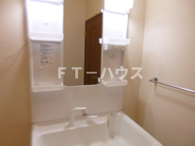 リビングタウン堀之内 Ａの独立洗面台|洗髪洗面化粧台