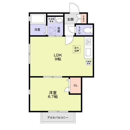 イーストピア四つ木の間取り|間取りです。