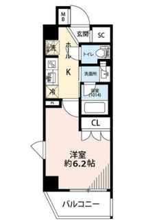 【間取り】 | プレール・ドゥーク品川南大井 | 間取りです。