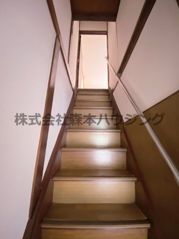 【内装】 | 　寝屋川市日新町15テラスハウス | 室内階段部分です
