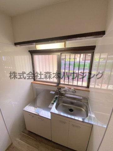 【キッチン】 | 　寝屋川市日新町15テラスハウス | 使いやすいキッチンです